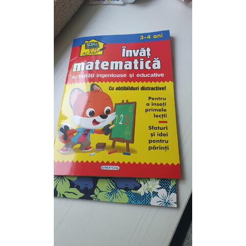GIRASOL Scoala acasa - Invat matematica 3-4 ani
