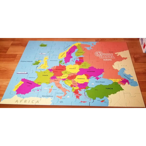 Dino Puzzle geografic - Harta Europei (69 piese)