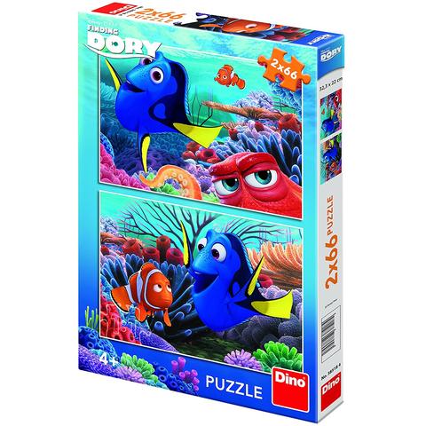 Dino Puzzle 2 in 1 - In cautarea lui Dory (66 piese)