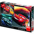 Dino Puzzle 3 in 1 - Cars (3 x 55 piese)
