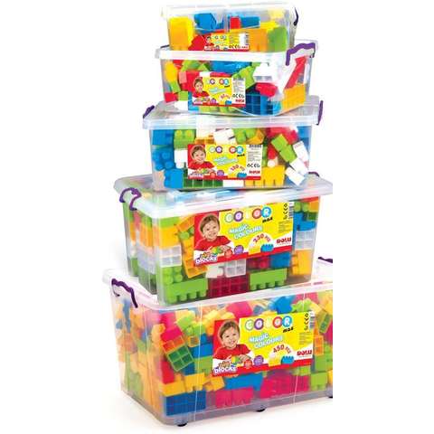 DOLU Cutie cu 48 cuburi colorate