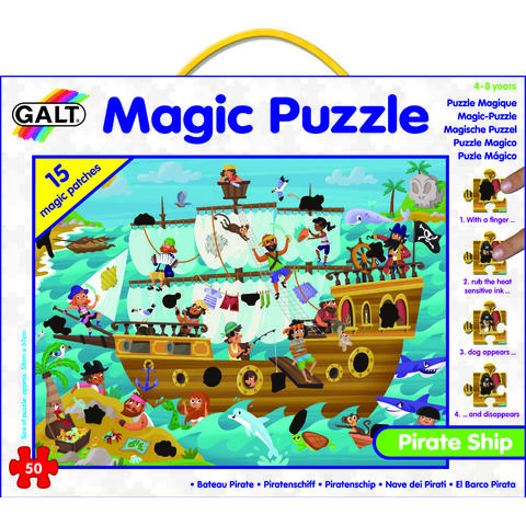 Galt Magic Puzzle - Corabia piratilor (50 piese)