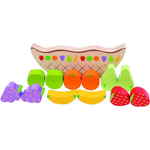 BIGJIGS Toys Joc de echilibru - Balanta fructelor