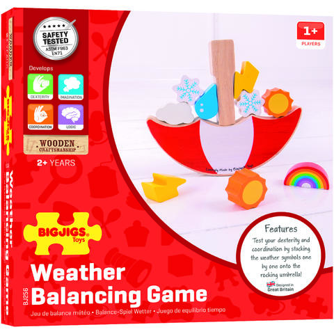 BIGJIGS Toys Joc de echilibru - Balanta meteo