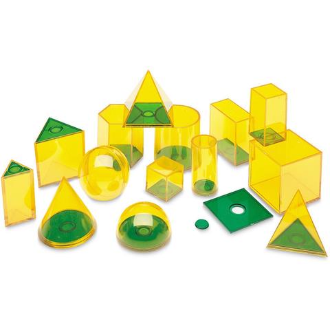 Learning Resources Forme geometrice GeoSolids - 14 piese