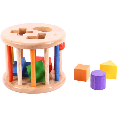 BIGJIGS Toys Cadru pentru sortat forme geometrice