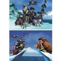 Dino Puzzle 2 in 1 - Ice Age - Lupta cu piratii (48 piese)