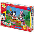 Dino Puzzle - La picnic cu Mickey si Minnie (66 piese)