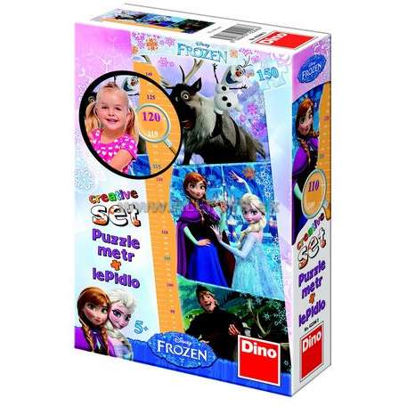 Dino Puzzle cu masuratoare - Frozen (150 piese)