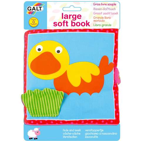 Galt Large Soft Book: Carticica moale Hide & Seek
