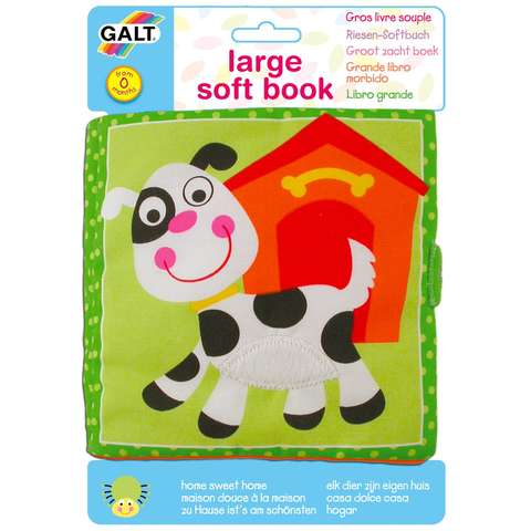 Galt Large Soft Book: Carticica moale Home Sweet Home