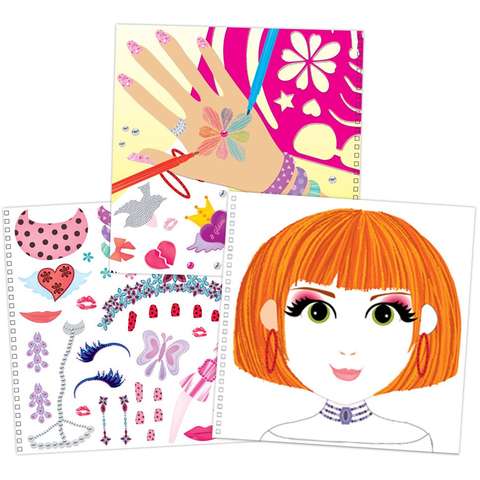 Galt Girl Club - Carticica de colorat pentru fetite - Beauty Studio