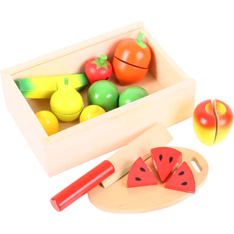 BIGJIGS Toys Set fructe feliate - VECHI