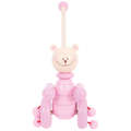 BIGJIGS Toys Jucarie de impins - Ursulet roz