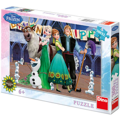 Dino Puzzle - Frozen - Aniversarea (300 piese XL)