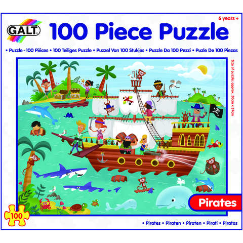 Galt Puzzle - Calatoria piratilor (100 piese)