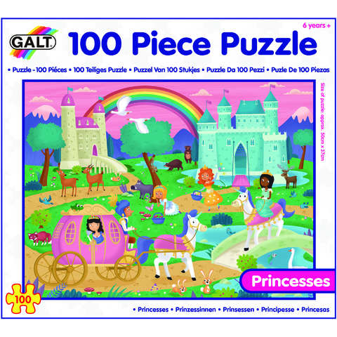 Galt Puzzle - Taramul Printeselor ( 100 piese)
