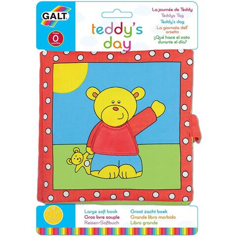 Galt Large Soft Book: Carticica moale Teddy's Day
