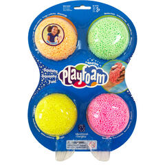 Spuma de modelat cu sclipici Playfoam™ - Set 4 culori