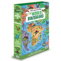 Sassi Cunoaste si exploreaza - Puzzle Lumea dinozaurilor (200 piese)