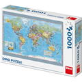 Dino Puzzle - Harta politica a lumii (1000 piese)