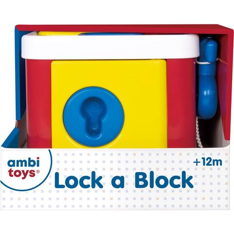 AMBI Toys Cutiuta de sortat cu cheie