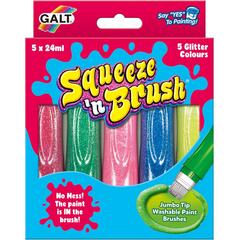 Galt Squeeze'n Brush - 5 culori cu sclipici