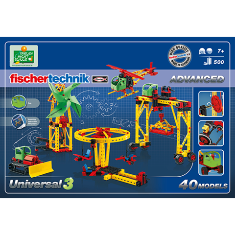 Fischertechnik Set constructie ADVANCED Universal 3 - 40 modele
