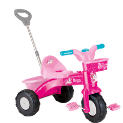 DOLU Prima mea tricicleta roz cu maner - Unicorn