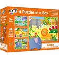 Galt Set 4 puzzle-uri Jungla (12, 16, 20, 24 piese)