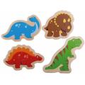 BIGJIGS Toys Puzzle din lemn - Dinozauri