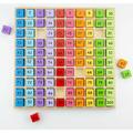 BIGJIGS Toys Tabla cu 100 de numere colorate