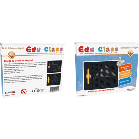 EDU CLASS Tablita de desen cu magneti - 380 piese