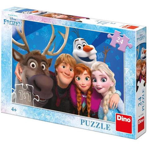 Dino Puzzle - Frozen SELFIE (24 piese)