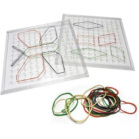 Learning Resources Joc creativ cu elastice - Geoboard