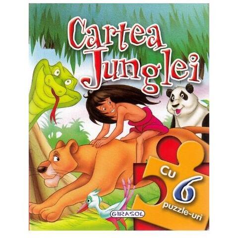 GIRASOL Povesti cu puzzle - Cartea junglei