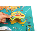 Topbright Harta lumii mare - puzzle magnetic