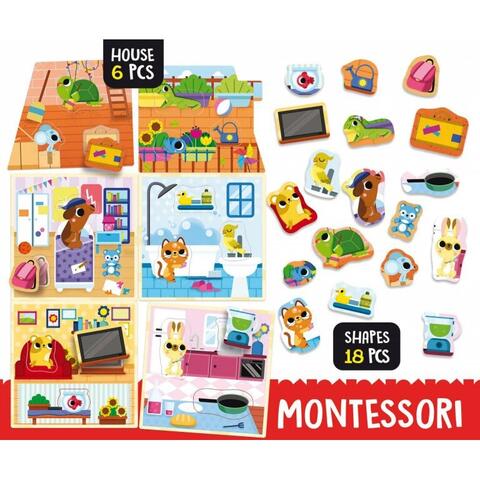 LISCIANI Joc Montessori - Casuta animalelor de companie
