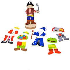 BIGJIGS Toys Joc magnetic - Costume de carnaval
