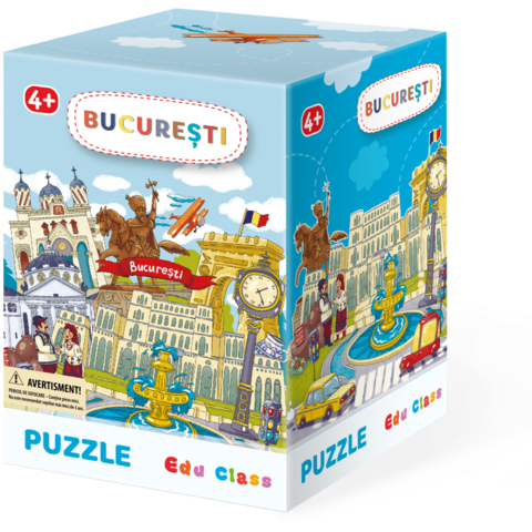 EDU CLASS Puzzle - Bucuresti (64 piese)