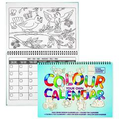 Keycraft Carte de colorat - Calendarul meu