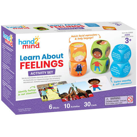 Hand2Mind Cuburi pentru conversatii - Invata totul despre emotii