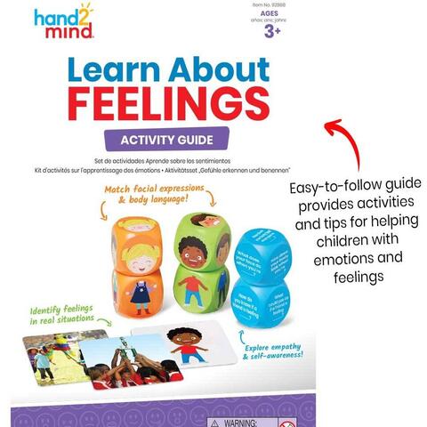 Hand2Mind Cuburi pentru conversatii - Invata totul despre emotii