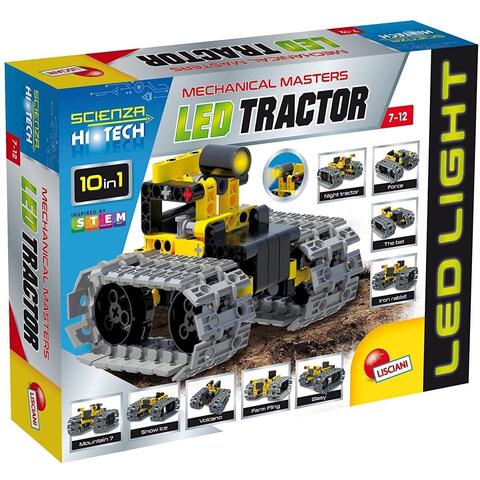 LISCIANI Set STEM 10 in 1 - Tractor cu LED