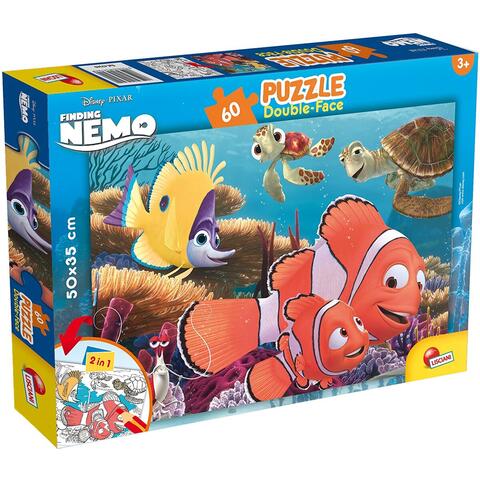LISCIANI Puzzle de colorat - In cautarea lui Nemo (60 piese)