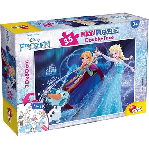 LISCIANI Puzzle de colorat maxi - Frozen (35 piese)