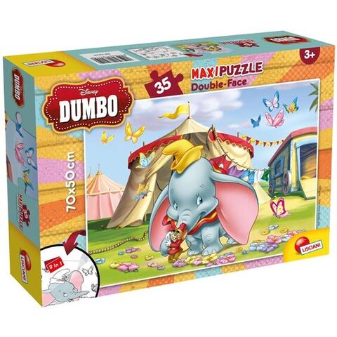 LISCIANI Puzzle de colorat maxi - Dumbo (35 piese)