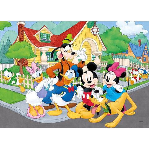 LISCIANI Puzzle de colorat maxi - Mickey Mouse (60 piese)