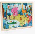 Topbright Puzzle din lemn - Animalute jucause