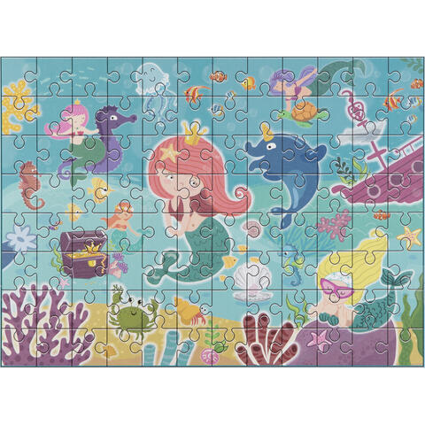 Grafix Puzzle - Sirene jucause (96 piese)